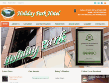 Tablet Screenshot of holidayparkhotel.com.ph